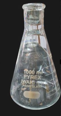 Pyrex Iwaki te-32 Conical Glass Flask for Laboratory 1000ml Made in china