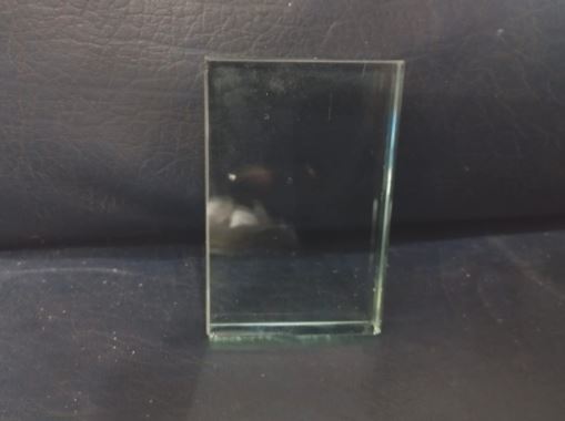 Thick Glass Slab, Premium Quality, Rectangular Shaped, Vintage Clear Glass, Transparent and Refrective Slab.