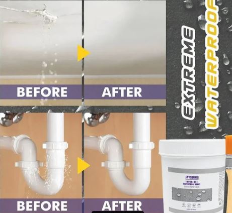 UV Sunlight protection/Transparent Waterproof Agent Anti-Leak Glue Strong Bonding Adhesive Sealant/ Waterproof Coating Suitable for Indoor and Outdoor Joints/ Heat&Cool Resistant