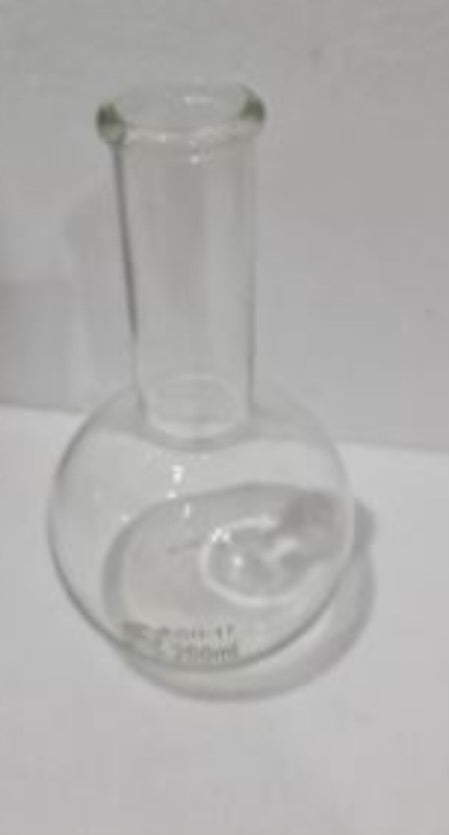 Stony Lab Single Neck Round Bottom Boiling Flask 250ml (GG-17), Standard Joint, Lab Supplies Glassware.