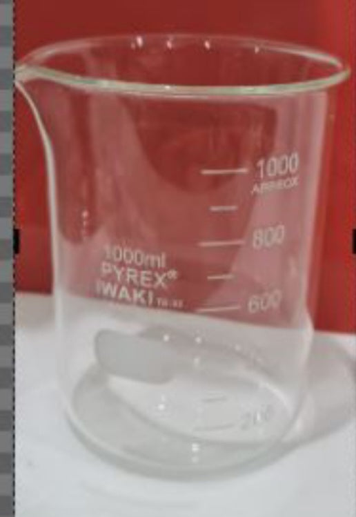 Sturdy glass beaker 250ml, brosocilicate form with printed graduation pack, euro design, used for industries and academic as well, versatile tool, reliable and accurate in any task.