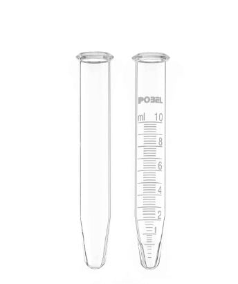 Pack of 5 Glass Conical Tube 10ml - A+ Grade 10ml Conical Tube